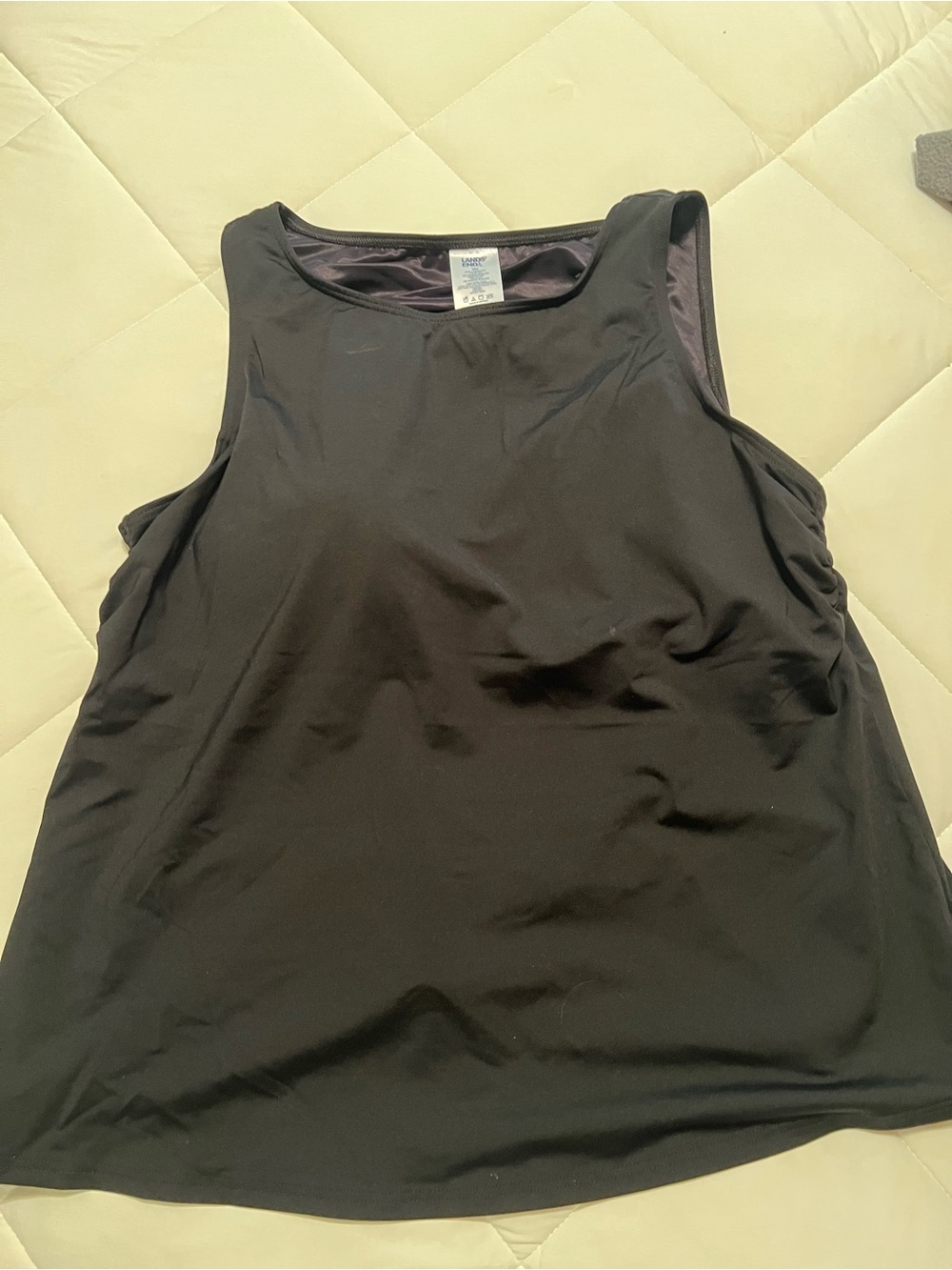 Lands' End Black Swim Top
